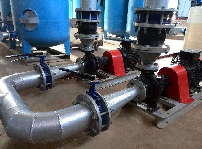 Fornecimento e instalação do grupo de bombas na ETA de Dombe em Manica